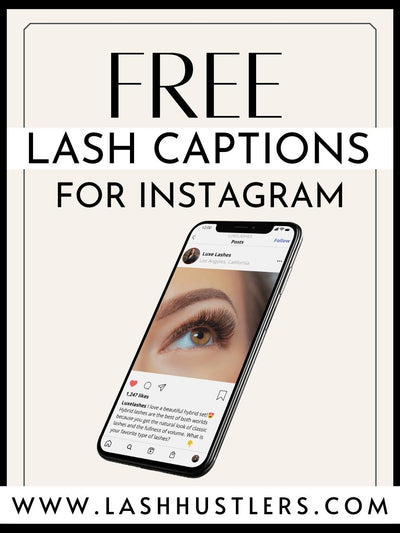 Lash Captions for Instagram + Free Templates