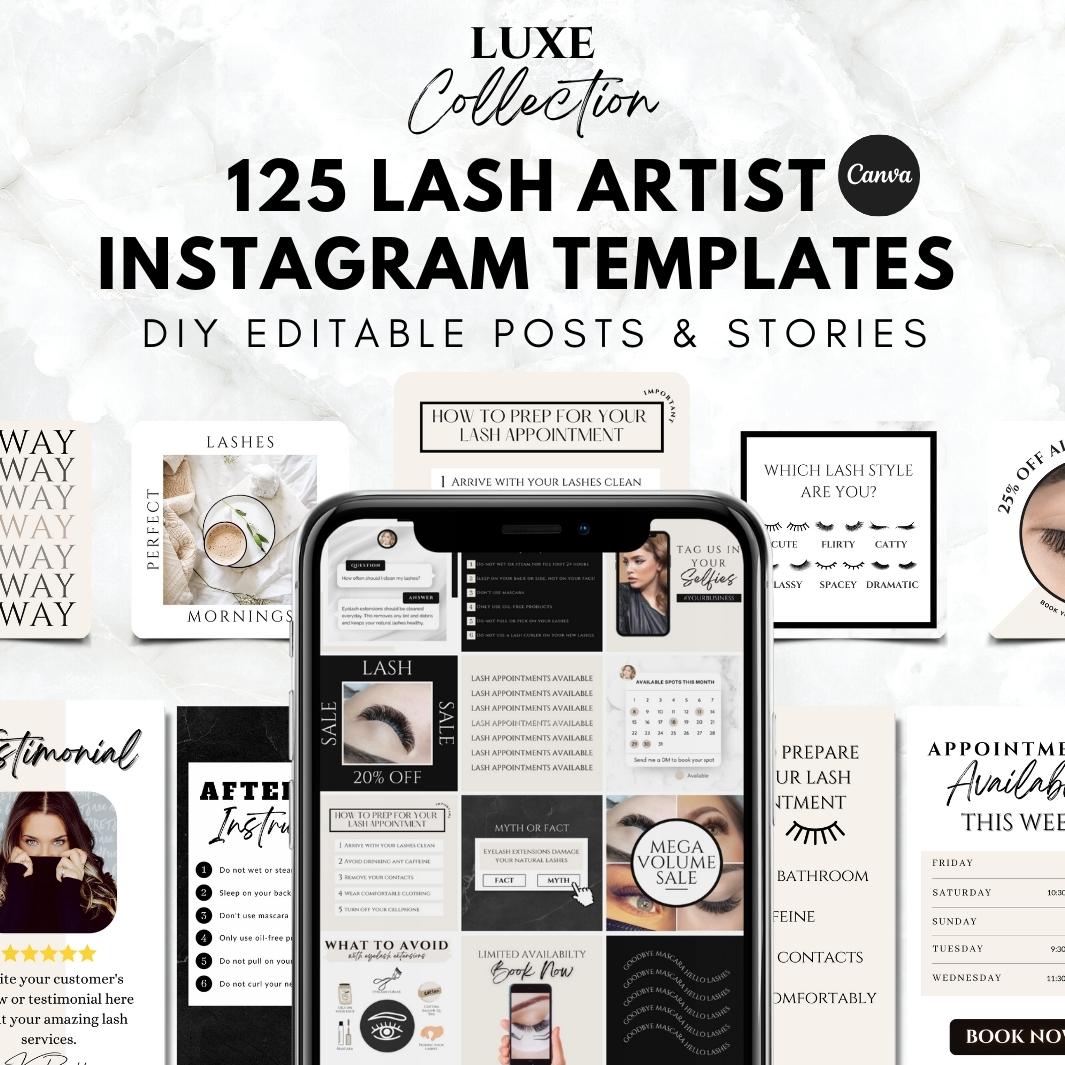 Luxe-Lash-Instagram-Post-Story-Templates